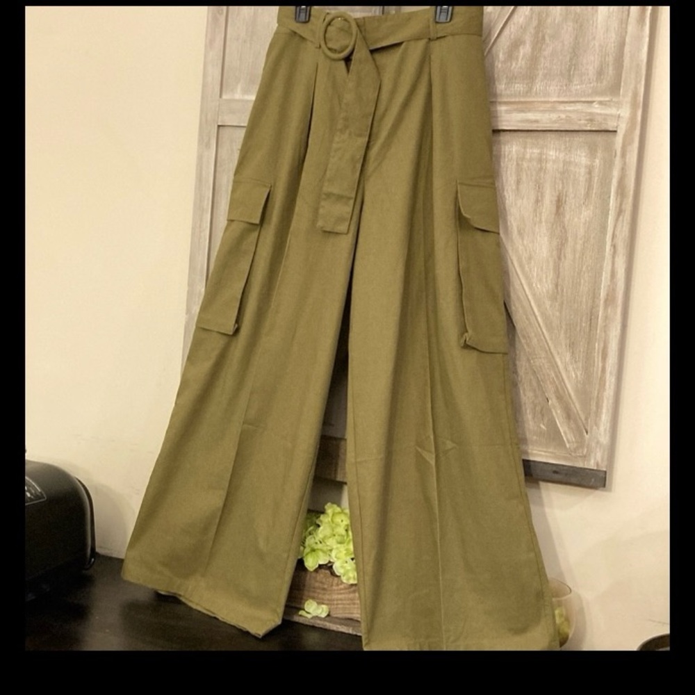 ELOQUII  DESIGNS LADIES PANTS with a BELT. Made in CHINA RN:142711    Po:34830 - Picture 15 of 15